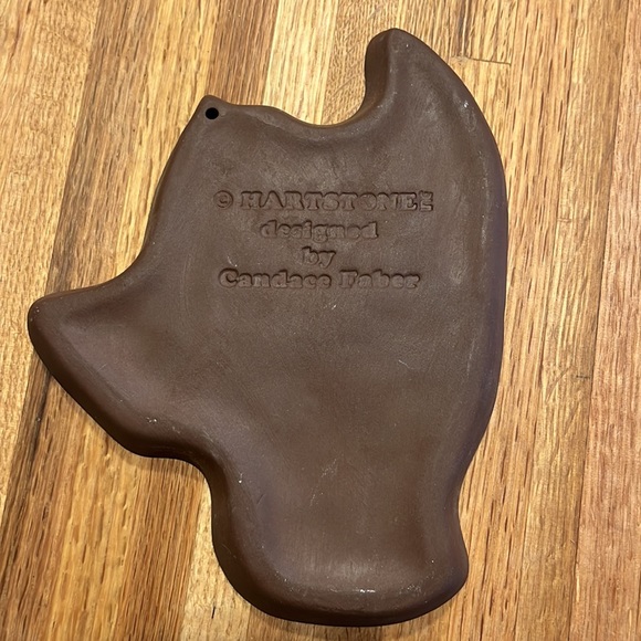 Vintage Heartstone Angel stoneware cookie mold - Picture 2 of 2